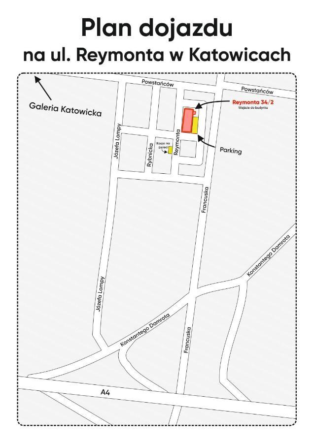 Kairos Apartments - City - Darmowy Parking, Scisle Centrum كاتوفيتسه المظهر الخارجي الصورة